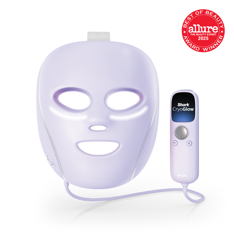 Shark - CryoGlow Under- Eye Cooling + LED Anti-Aging  Skin Clearing Face Mask - Lilac