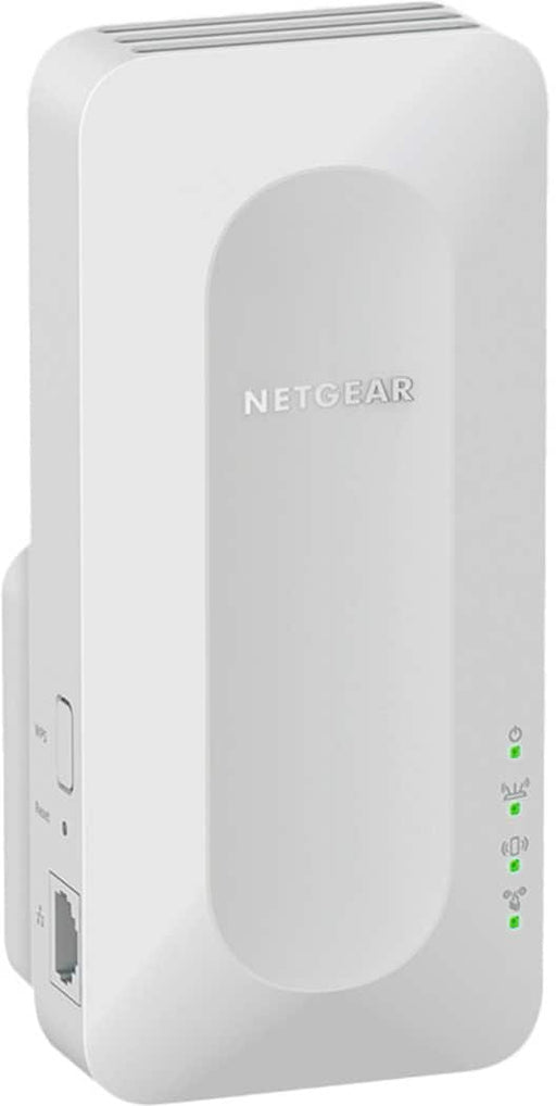 NETGEAR - AX3000 Dual-Band Wi-Fi 6 Wall Plug Range Extender - White