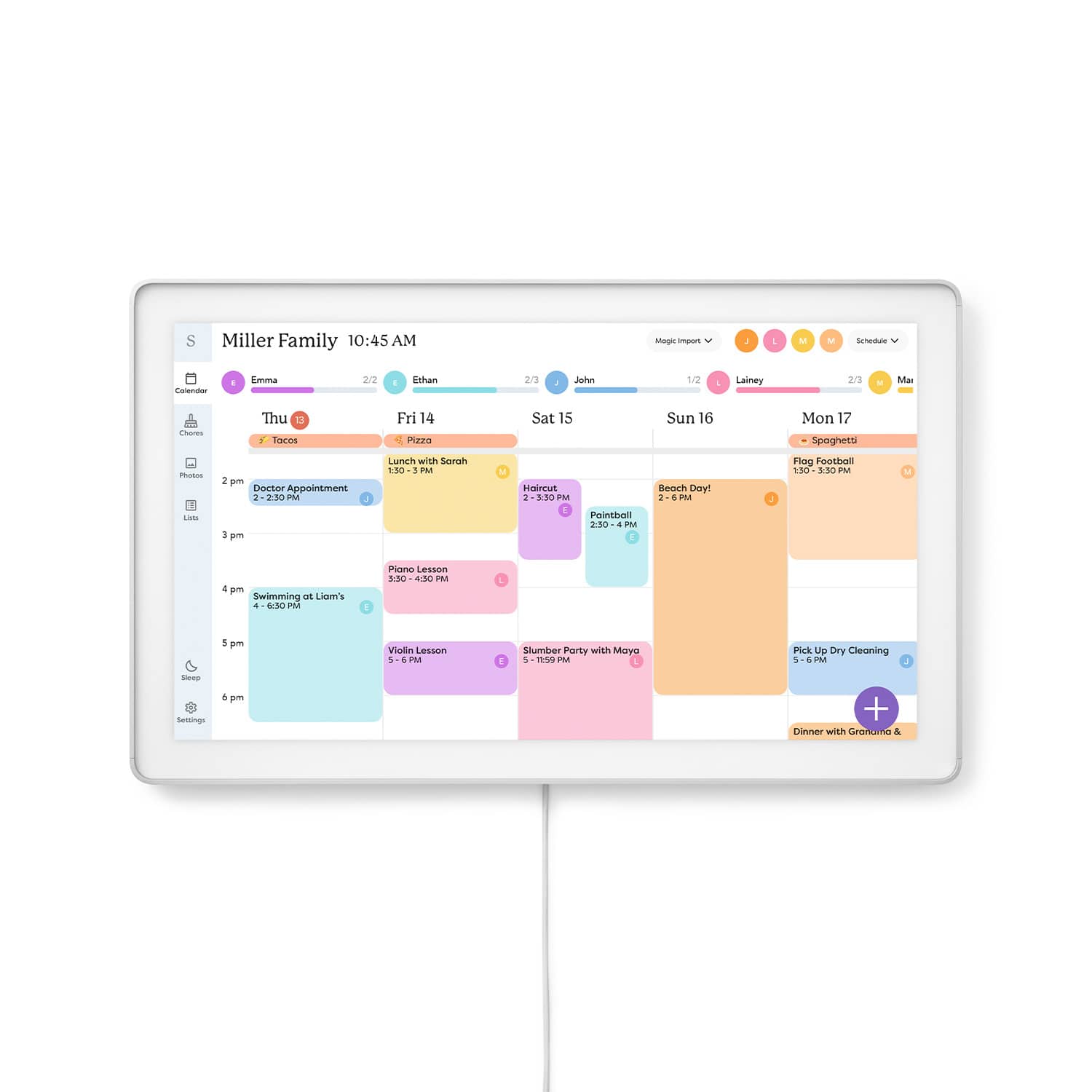 Skylight - Calendar Max 27 inch Touchscreen Smart Calendar and
