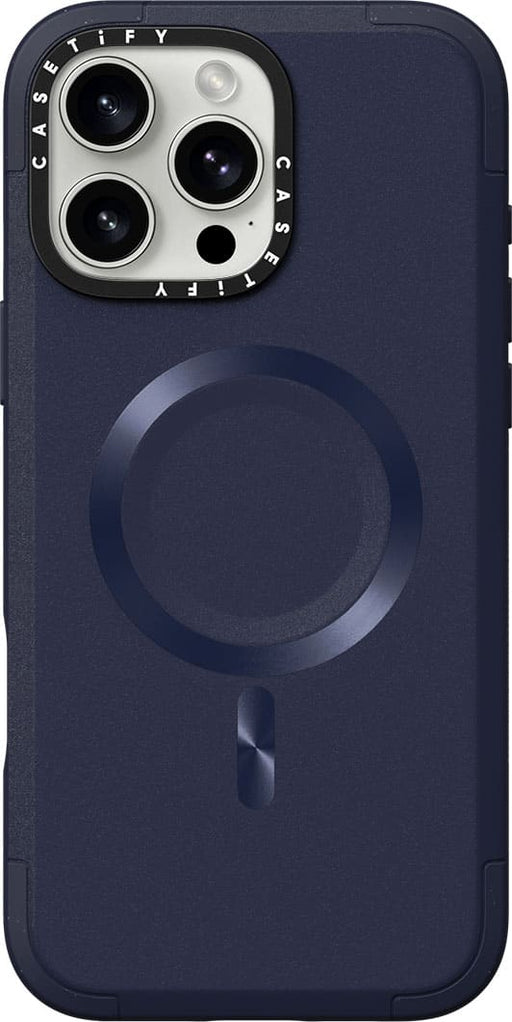 CASETiFY - Force Case with MagSafe for Apple iPhone 16 Pro Max - Navy
