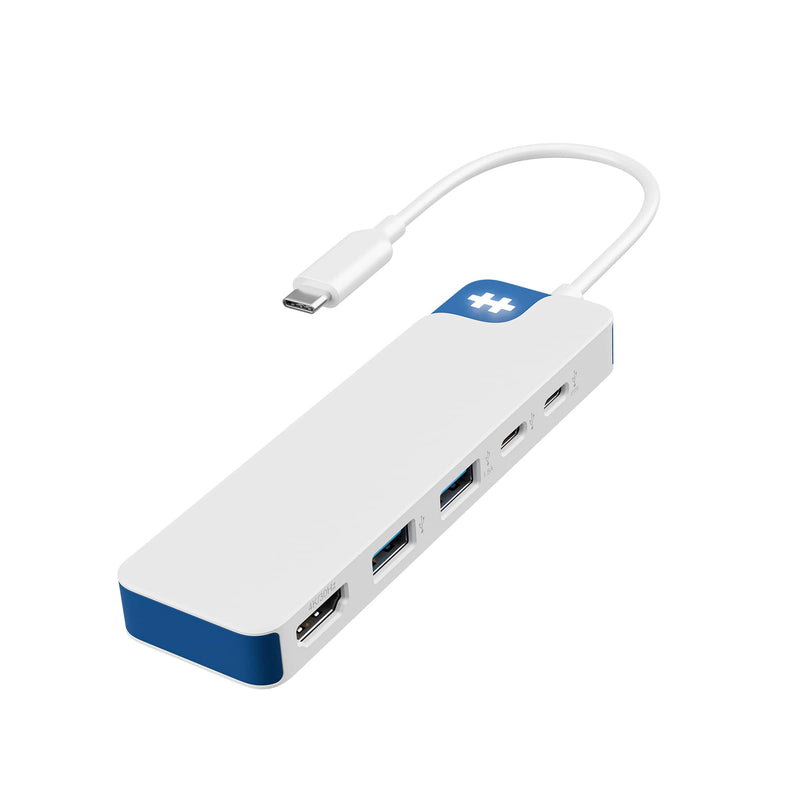 Hyper - HyperDrive Flex 5 Port USB-C Hub - Blue