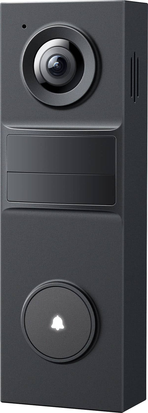 TP-Link - Tapo Smart Live View 2K Video Doorbell with Ring Call 160 FOV Local and Cloud Storage - No Monthly Fees - Black