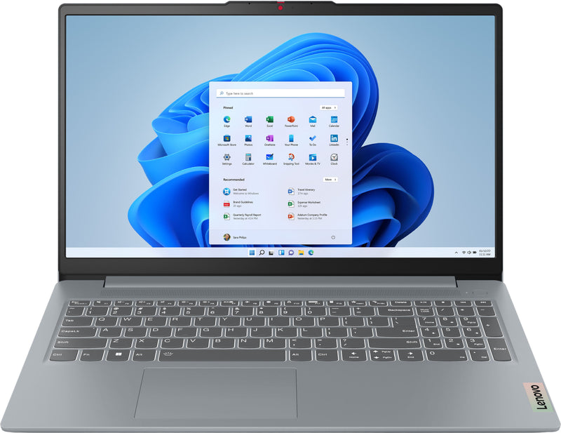 Lenovo - IdeaPad Slim 3i 15.6" Full HD Laptop - Intel Core i5-1335U 2023 - 16GB Memory - 256GB SSD - Arctic Grey