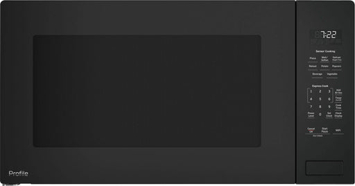 GE Profile - 2.2 Cu. Ft. Built-In Microwave with Sensor Cooking and Glass Touch Controls - Gray