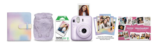 Fujifilm - INSTAX MINI 12 Holiday Bundle - Lilac Purple