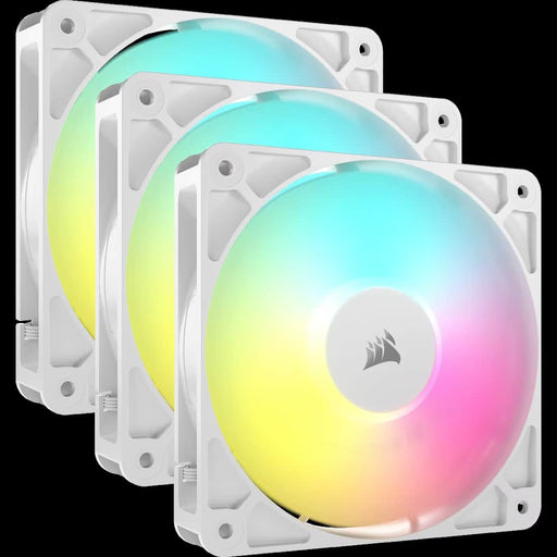 CORSAIR - RS120 ARGB 120mm PWM Fans (3-pack) - White