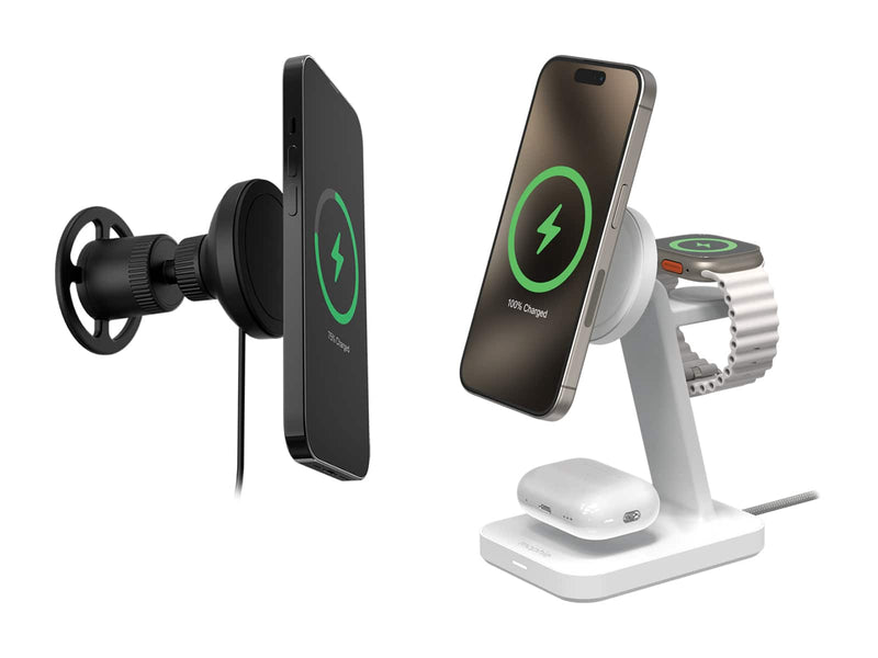 mophie - snap+ wireless car vent mount - Black