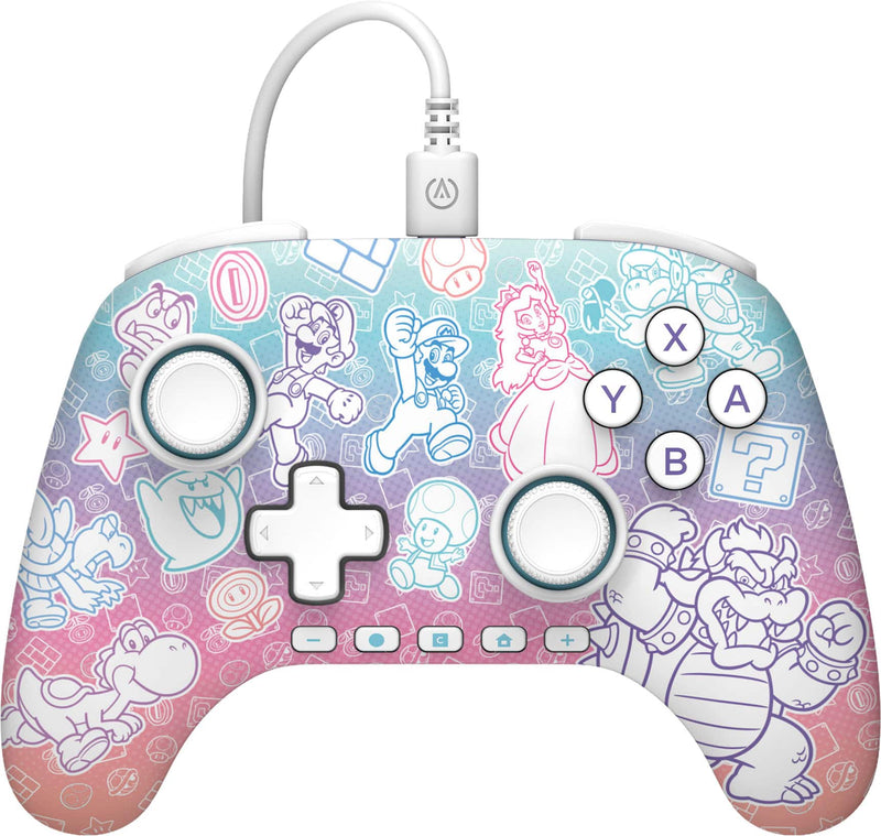 PowerA - Advantage Wired Controller for Nintendo Switch 2 - Mushroom Kingdom