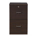 OSP Home Furnishings - Alpine 2-Drawer Vertical File with Lockdowel Fastening System - Espresso