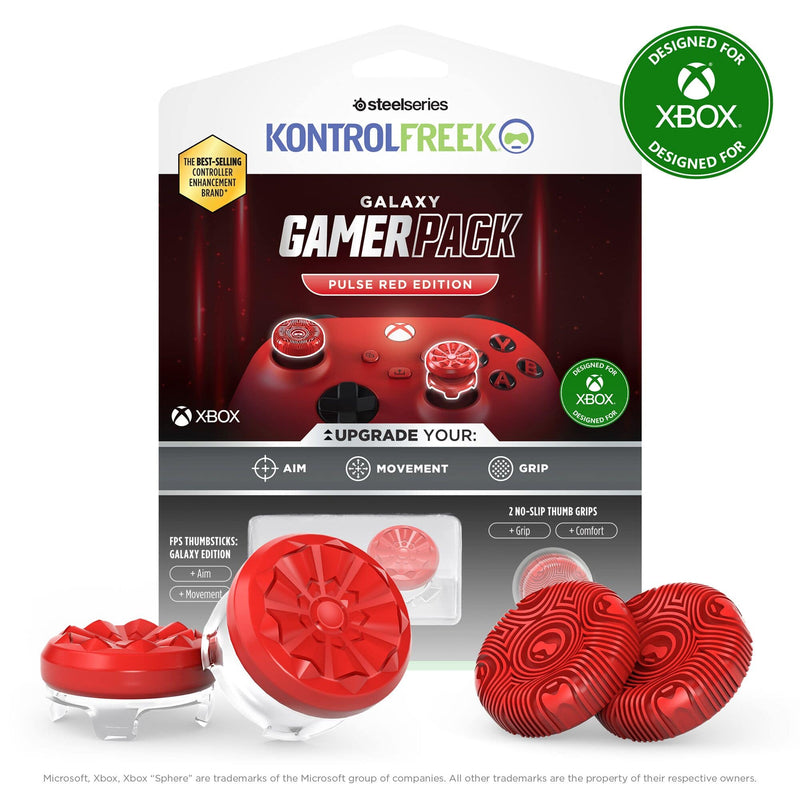 KontrolFreek - GamerPack Thumbsticks Xbox/Xbox Series X - Red