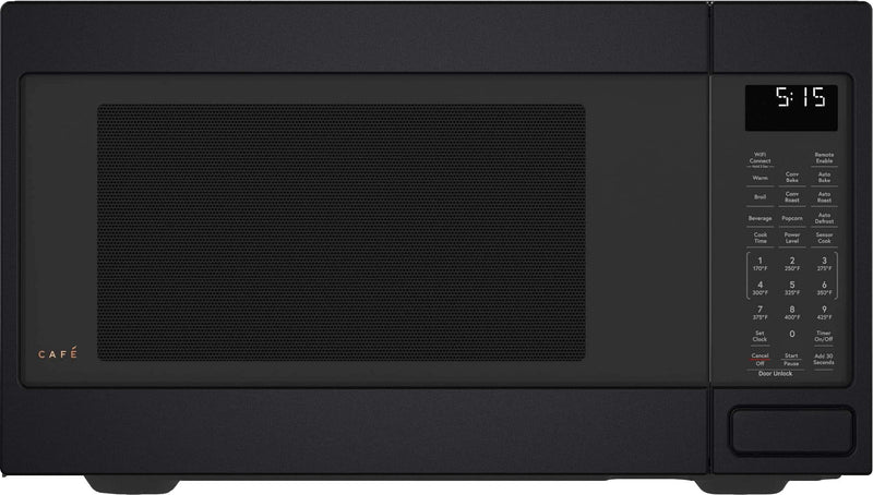 Caf - 1.5 Cu. Ft. Convection Countertop Microwave with Sensor Cooking and Built in Wi-Fi - Matte Black