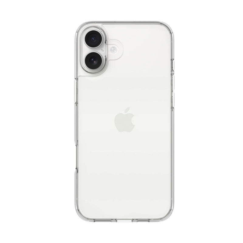 Insignia - Hard-Shell Case for iPhone 16 Plus - Clear