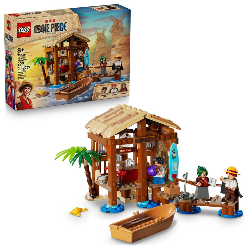 LEGO - ONE PIECE Windmill Village Hut Kids Toy 75636