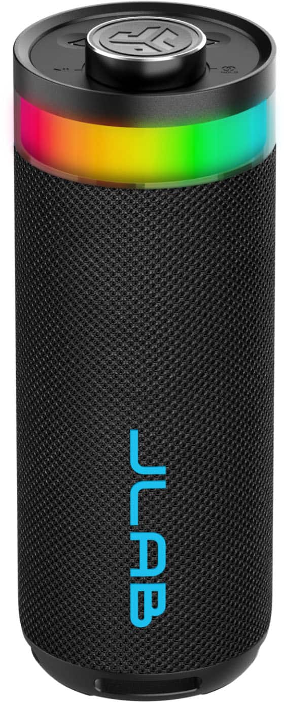 JLab - Go Party Speaker Bluetooth Speaker with RGB Lighting - Black