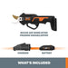 WORX - 20V Cordless Brushless Pruning Shear (1 x 2.0 Ah Batteries and 1 x Charger) - Black