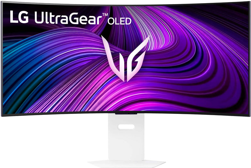 LG - UltraGear 39" OLED Curved WQHD 240Hz 0.03ms G-Sync/FreeSync Premium Smart Gaming Monitor with DisplayHDR 400 TRUE BLACK - White