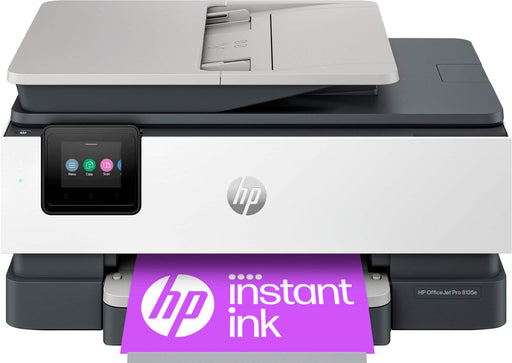 HP - OfficeJet Pro 8135e Wireless AI-Enabled AiO Inkjet Printer w/ 3 Months of Instant Ink (+1 Bonus Month of Ink w/ Code) - White