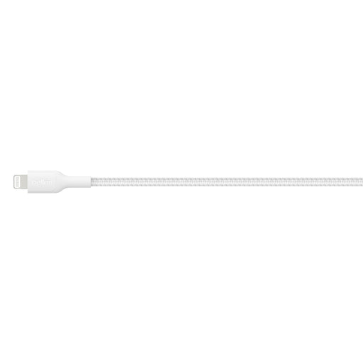 Belkin - BOOSTCHARGE Braided PCR USB-C to Lightning Cable 1M 2-Pack - White