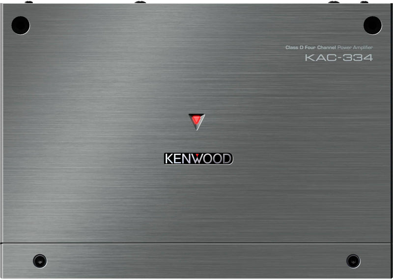 Kenwood - KAC-334 Class D Bridgeable Multichannel Amplifier with Variable Crossovers - Silver
