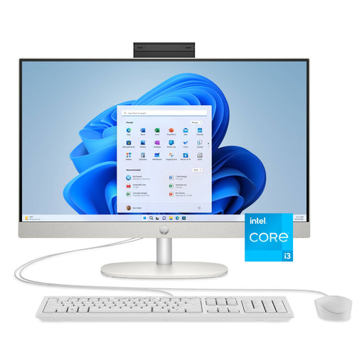 HP - 23.8" Full HD Touch-Screen All-in-One - Intel Core i3 - 8GB Memory - 512GB SSD - Shell White