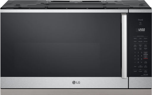 LG - 2.1 Cu. Ft. Over The Range Smart Microwave with Sensor Cooking and EasyClean - Stainless Steel