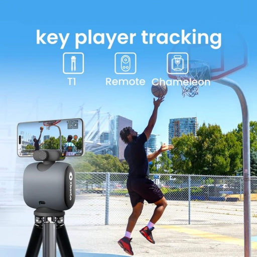 XbotGo - Chameleon 4K 60FPS AI Sports Camera with Auto-Tracking for Team Sports Live Streaming Smartphone Compatible - Lava Graphite