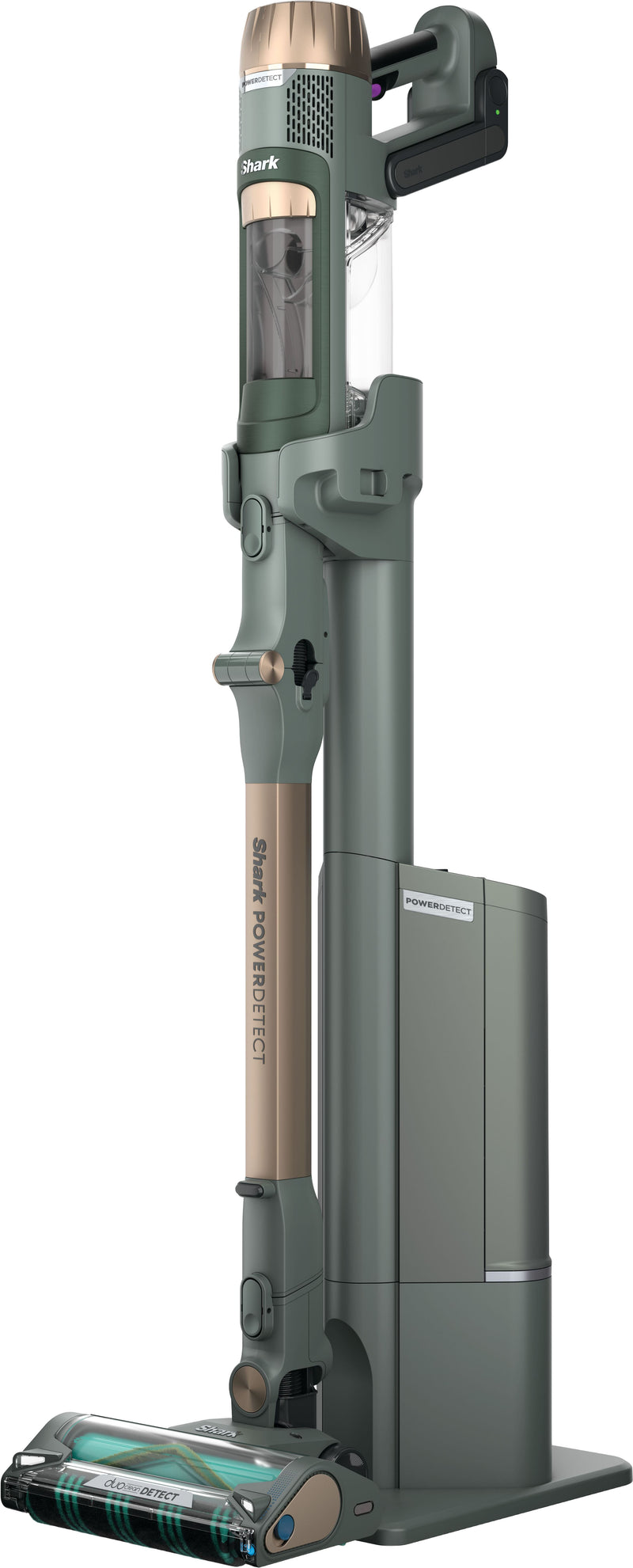 Shark - PowerDetect Reveal Clean  Auto-Empty System 60 Day XL Capacity up to 70 mins Runtime - Emerald  Gold