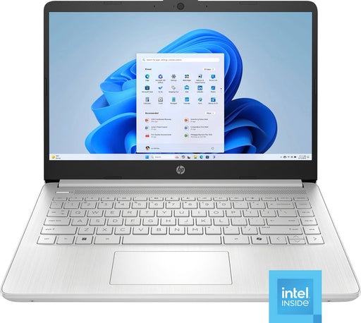 HP - 14" Laptop - Intel Processor N150 - 4GB Memory - 128GB UFS - Natural Silver