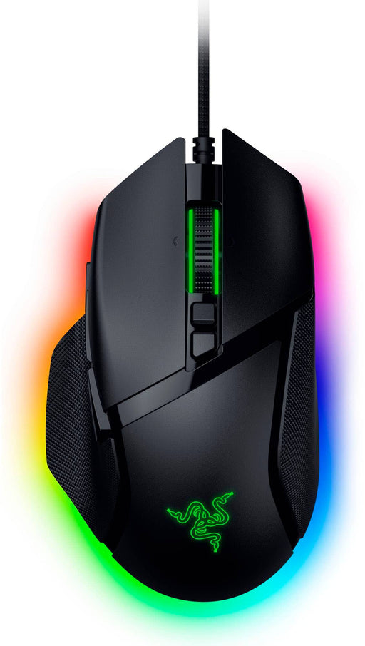 Razer - Basilisk V3 Optical Gaming Mouse with HyperScroll Tilt Wheel - Wired - Black
