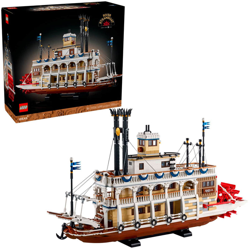 LEGO - Ideas River Steamboat 3D Puzzle for Adults 21356