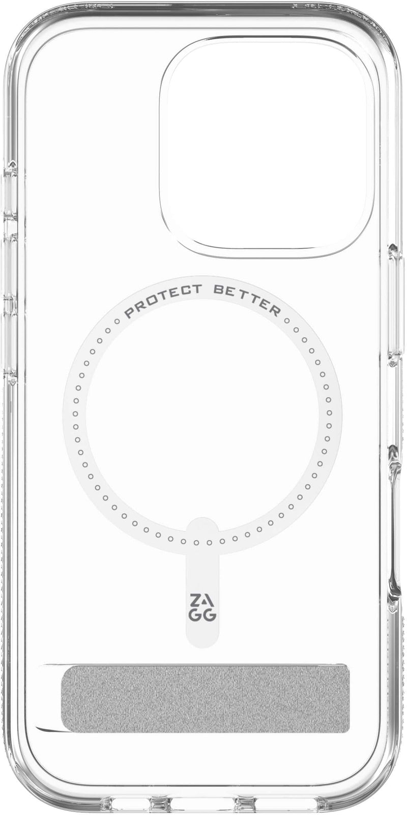 ZAGG - Crystal Palace Snap MagSafe Compatible Case w/ Kickstand for Apple iPhone 16 Pro - Clear