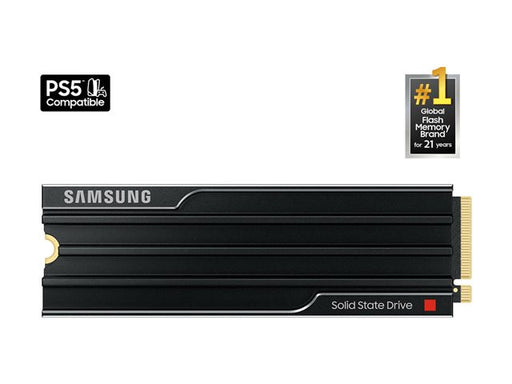 Samsung -  9100 PRO 2TB with Heatsink Internal SSD PCIe Gen 5x4 NVMe Speeds Up to 14700 MB/s