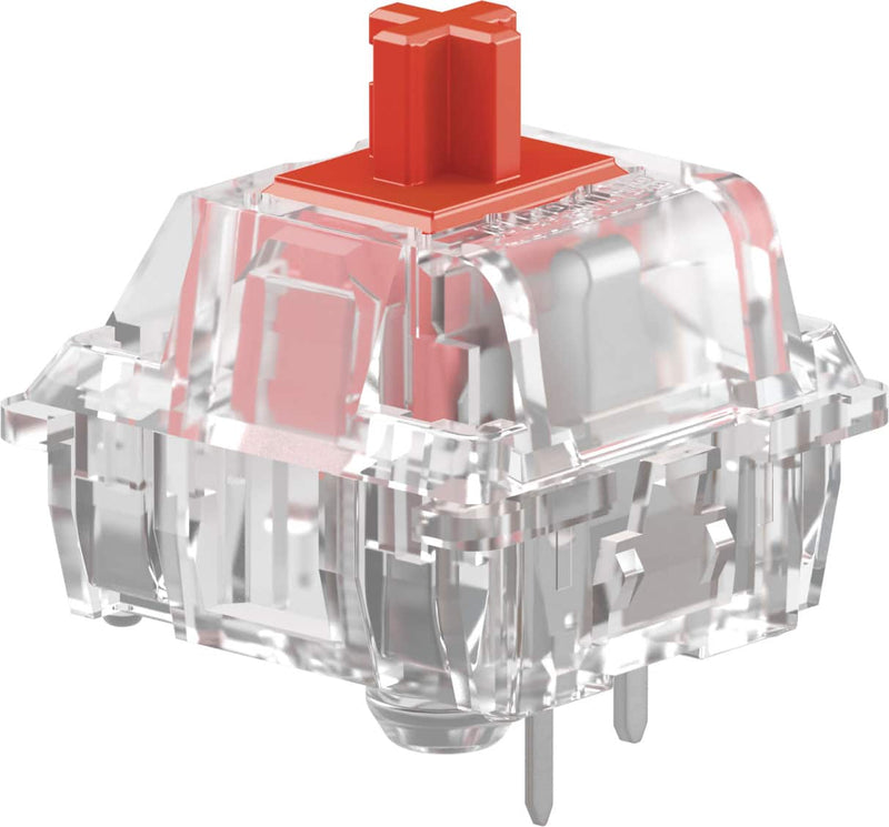Glorious - Lubed Mechanical Keyboard 3-pin Hot Swappable Switches (110x) - Linear - Fox