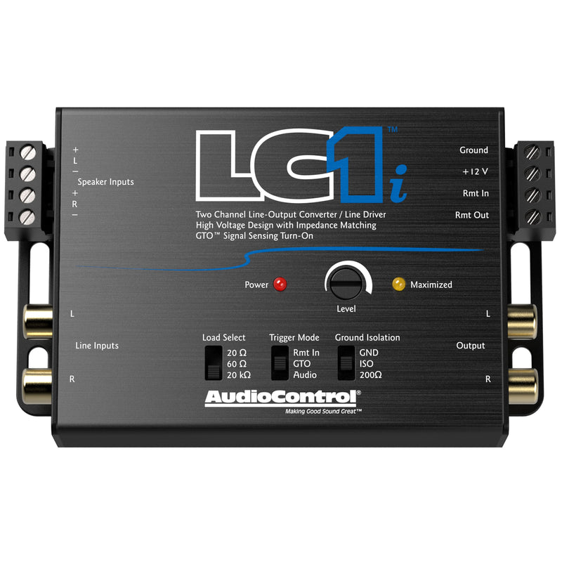 AudioControl - 2-Channel Active Line Output Converter and Line Driver - Black