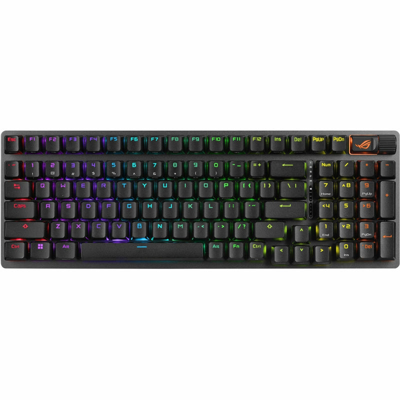 ASUS - ROG Strix Scope II 96 Full Size Wireless Mechanical Gaming Keyboard with Hot-Swappable ROG NX Snow Switches - Black