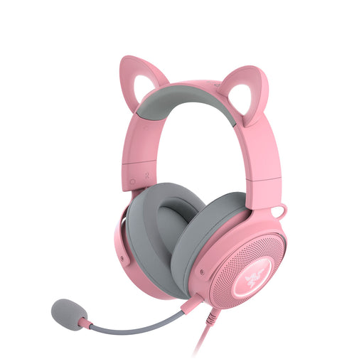 Razer - Kraken Kitty Edition V2 Pro Wired Gaming Headset - Quartz Pink