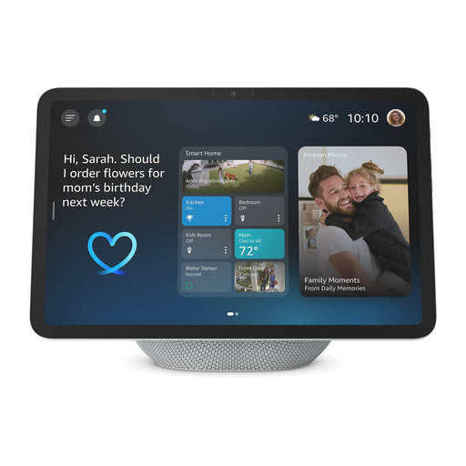 Amazon - Echo Show 11 Vibrant Full-HD 11" display with more viewing area and spatial audio designed for Alexa+ - Glacier White