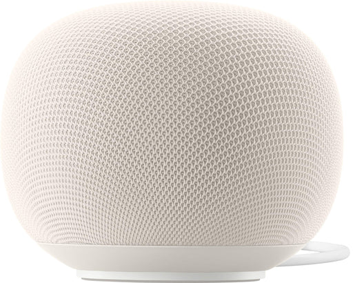 Google - Home Speaker - Smart Speaker with Gemini For Home Voice Assistant and 360-Degree Sound - Porcelain