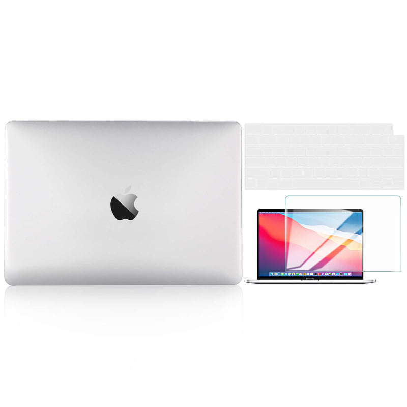 Techprotectus - MacBook Pro 14 with M4/M3/M2/M1 Pro/MAX case 21-2024 with Touch ID (Model A3112/A3185/A3401A2918 A2992 A2779 A2442) - Clear