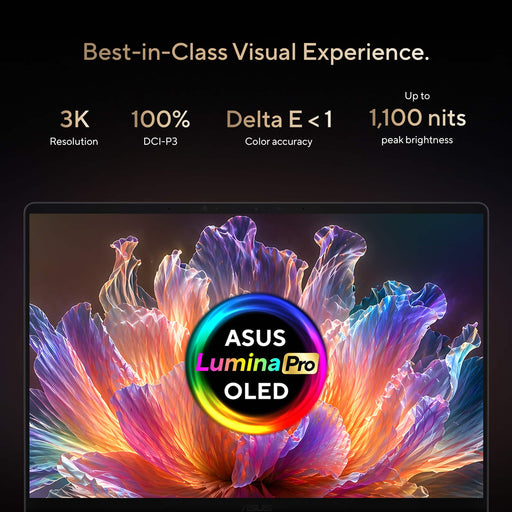 ASUS - ProArt P14 14" 3K OLED Touchscreen Laptop - NVIDIA RTX Spark N1X 18-Core (2026) - 24GB Memory - 512GB Storage - Nano Black