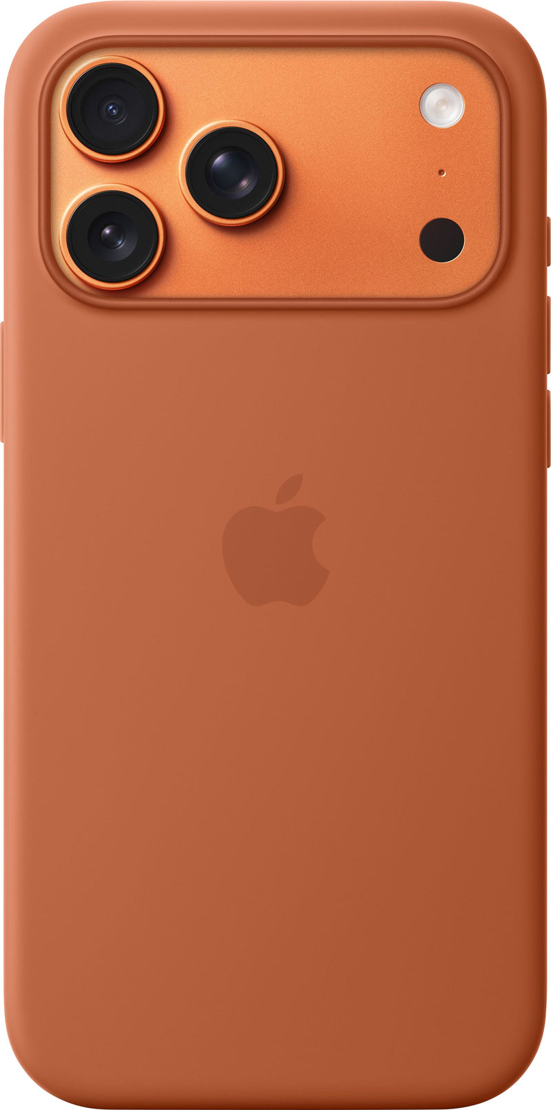 Apple - iPhone 17 Pro Max Silicone Case with MagSafe - Terra Cotta