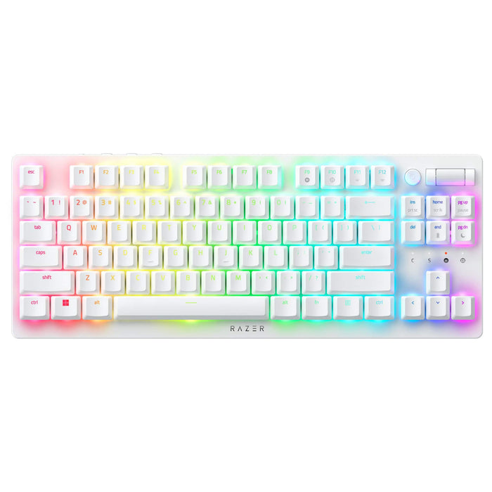 Razer - DeathStalker V2 Pro TKL Wireless Optical Linear Switch Gaming Keyboard with Low-Profile Design - White