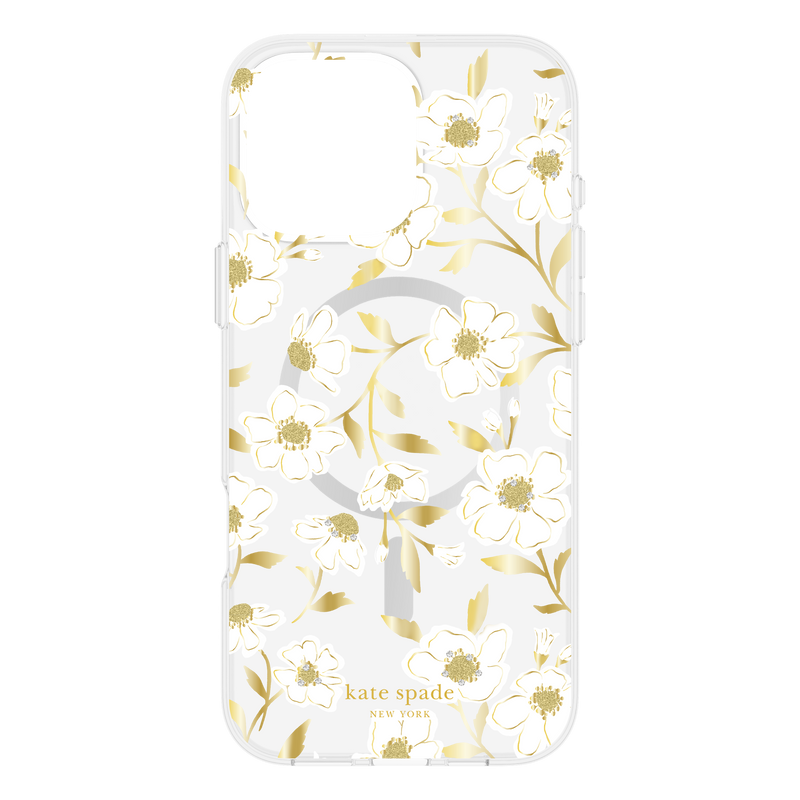 kate spade new york - Protective Case with MagSafe for Apple iPhone 16 Pro Max - Sunshine Floral