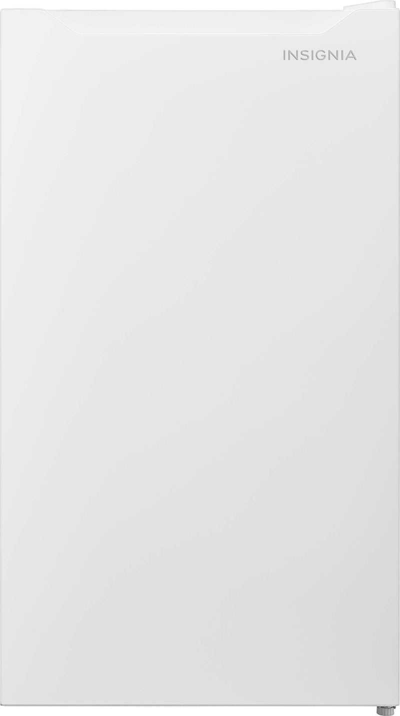 Insignia - 3.3 Cu. Ft. Mini Fridge with Door Storage and ENERGY STAR Certification - White