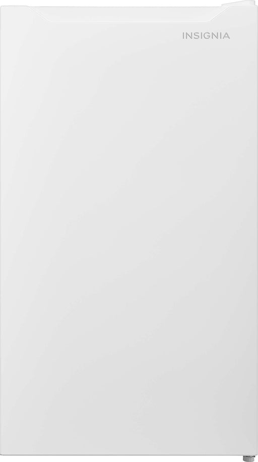 Insignia - 3.3 Cu. Ft. Mini Fridge with Door Storage and ENERGY STAR Certification - White