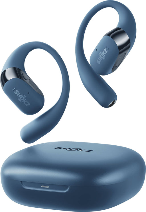 Shokz - OpenFit 2+ Open-Ear True Wireless Bluetooth Earbuds - Stone Blue