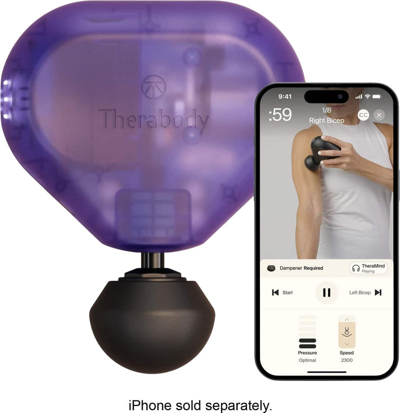 Therabody - Theragun Mini Percussion Massage Gun - Limited Edition Y2K Collection with 3 Speeds - (3rd Generation) - Grape Blast