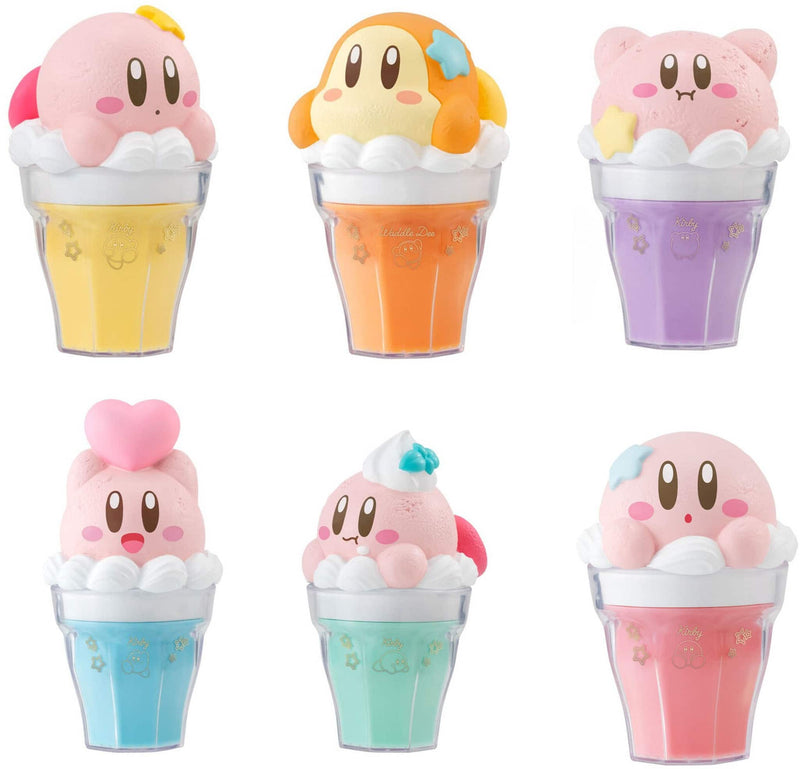 Bandai - CharaLatte Float Case - Kirby - Shokugan CharaLatte 2.7" Case - Styles May Vary - Chance for Chase