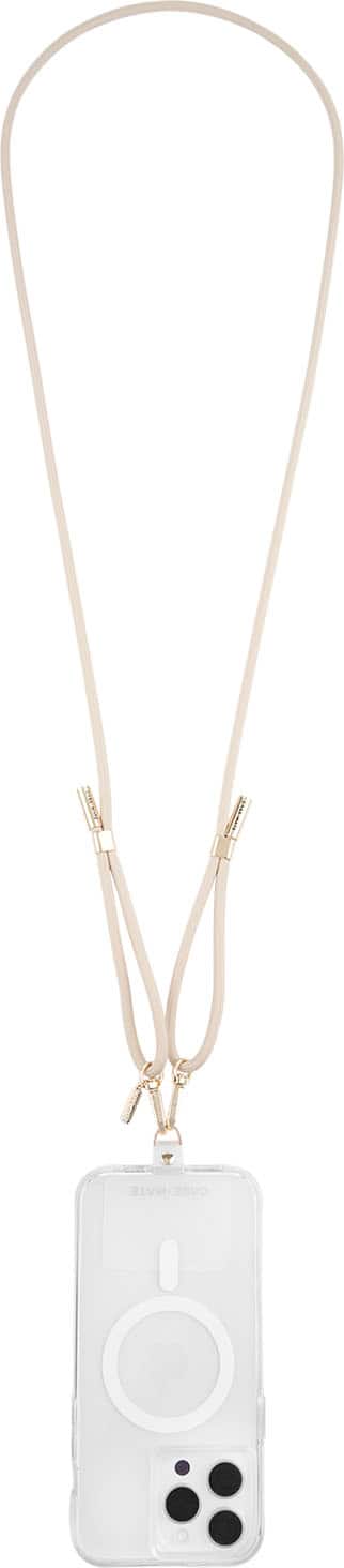 Case-Mate - Crossbody Strap for Most Cell Phones - Taupe Rope