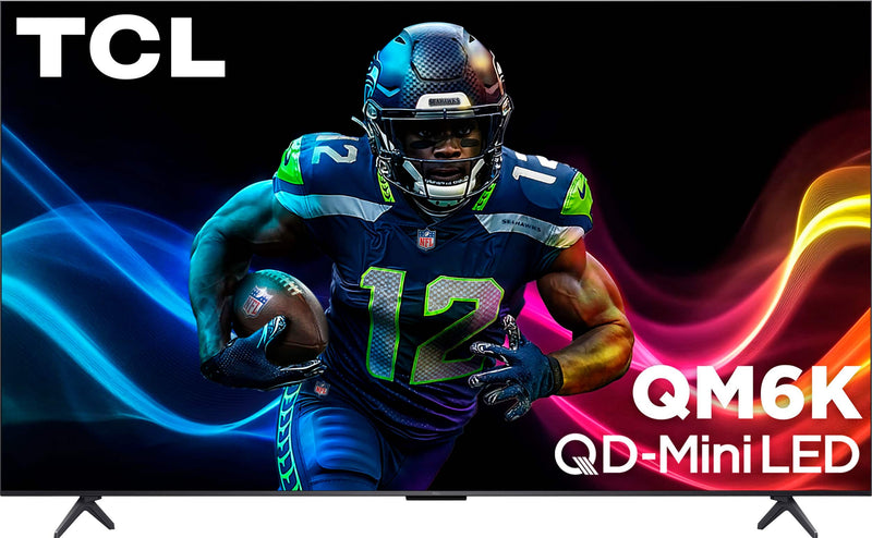 TCL - 55" QM6K Series 4K UHD HDR QD-Mini LED Smart TV with Google TV (2025)